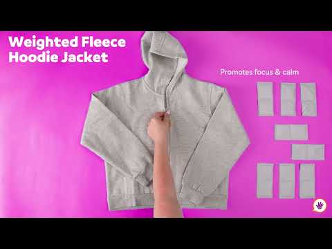Weighted Fleece Hoodie Jacket