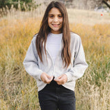 Weighted Fleece Hoodie Jacket