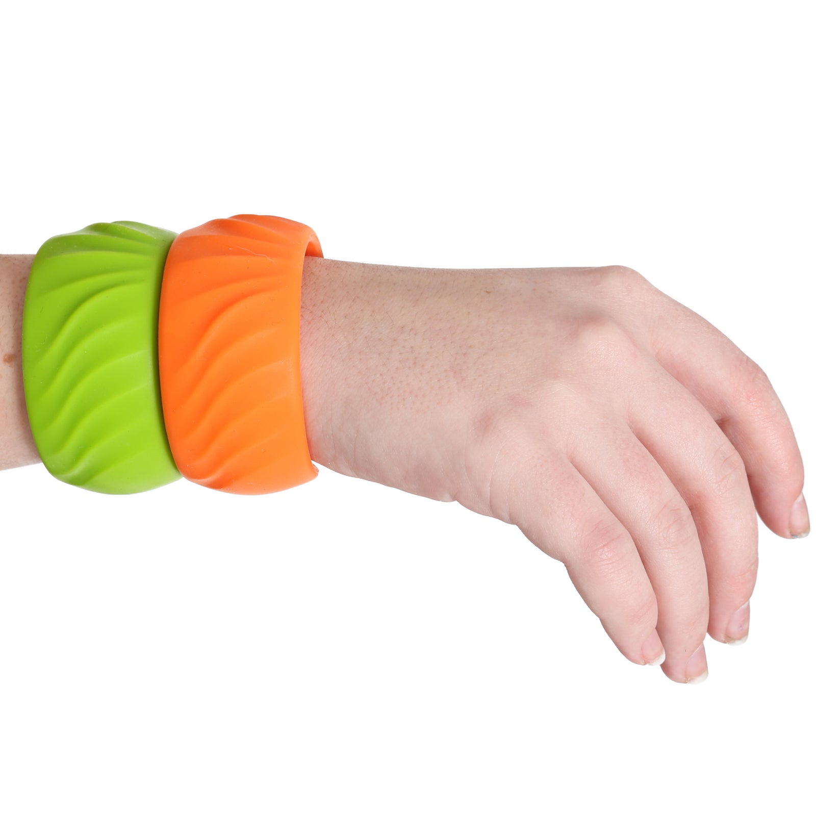 Textured Bangle Bracelets - Set of 2