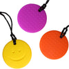 Happy Face Fidget Necklaces - Set of 3