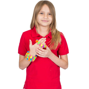 Squishy Ball Bracelets - Set of 4