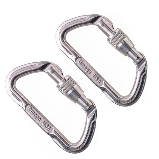 Screw-Lock Carabiner Set of 2