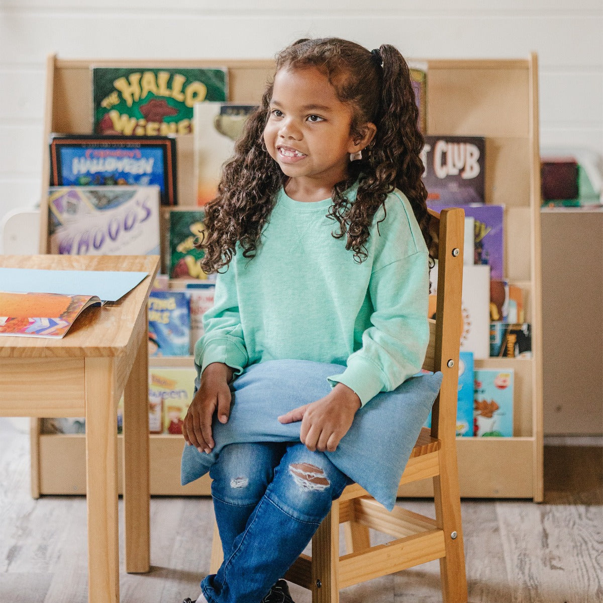 Denim Weighted Lap Pad