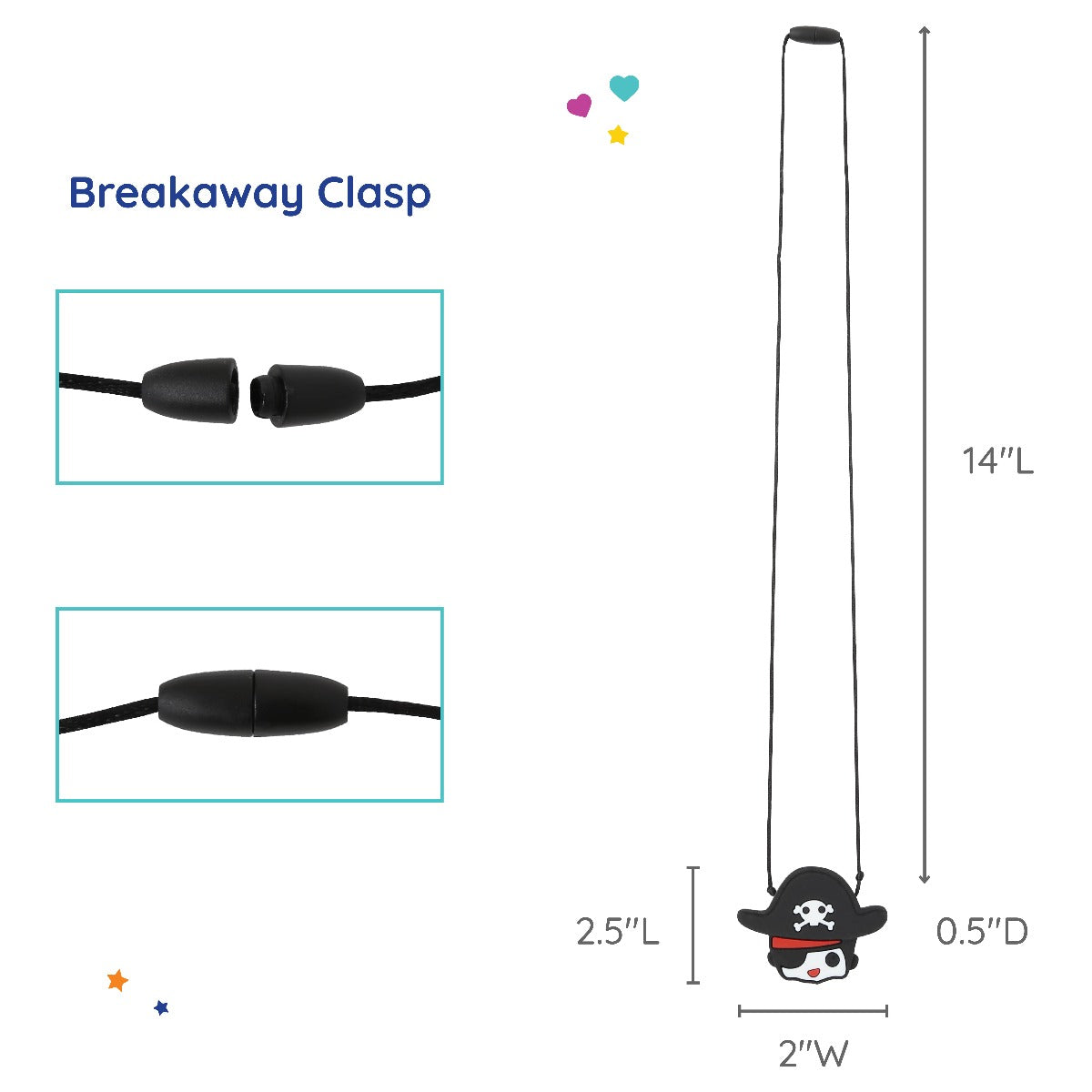 Pirate Chewy Necklaces - Set of 2