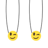 Winking Emoji Chewy Necklaces - Set of 2