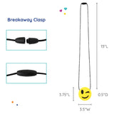 Winking Emoji Chewy Necklaces - Set of 2