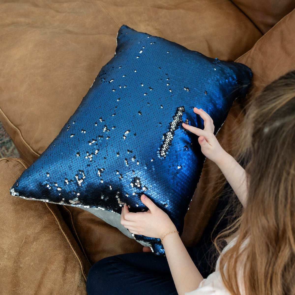 Weighted Sequin Pillow