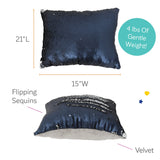 Weighted Sequin Pillow