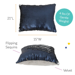 Weighted Sequin Pillow