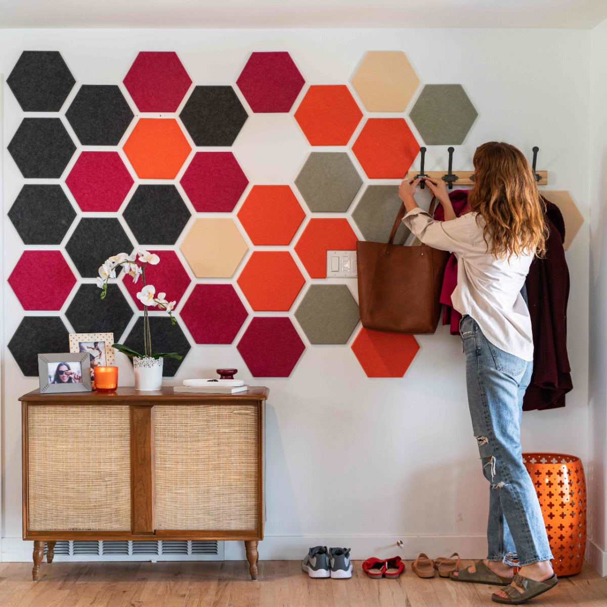 Felt Right Tiles for Noise Reduction