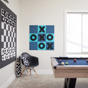 Felt Right Tiles Wall Games-Tic-Tac-Toe