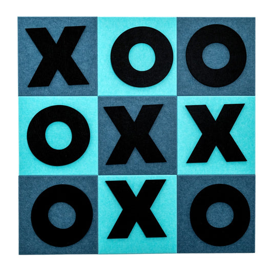 Felt Right Tiles Wall Games-Tic-Tac-Toe