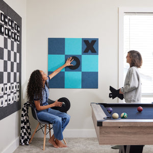Felt Right Tiles Wall Games-Tic-Tac-Toe