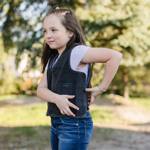 Stretch Denim Weighted Vest
