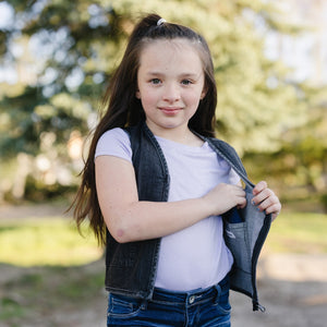 Stretch Denim Weighted Vest