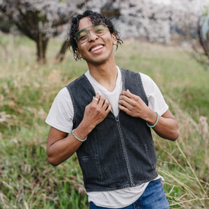 Stretch Denim Weighted Vest