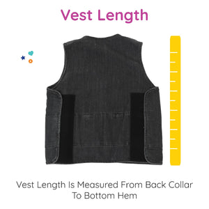 Stretch Denim Weighted Vest