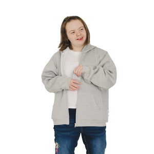 Weighted Fleece Hoodie Jacket