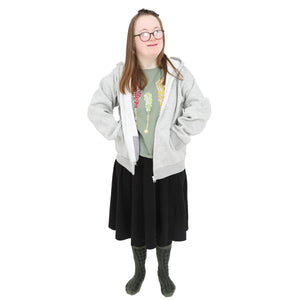 Weighted Fleece Hoodie Jacket