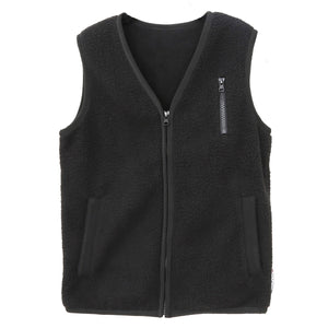 Weighted Fleece Vest - Black