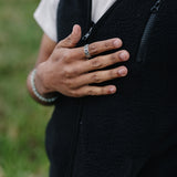 Weighted Fleece Vest - Black