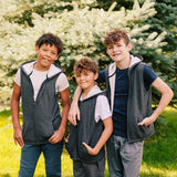 Weighted Fleece Hoodie Vest