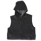 Weighted Fleece Hoodie Vest