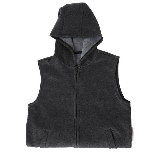 Weighted Fleece Hoodie Vest