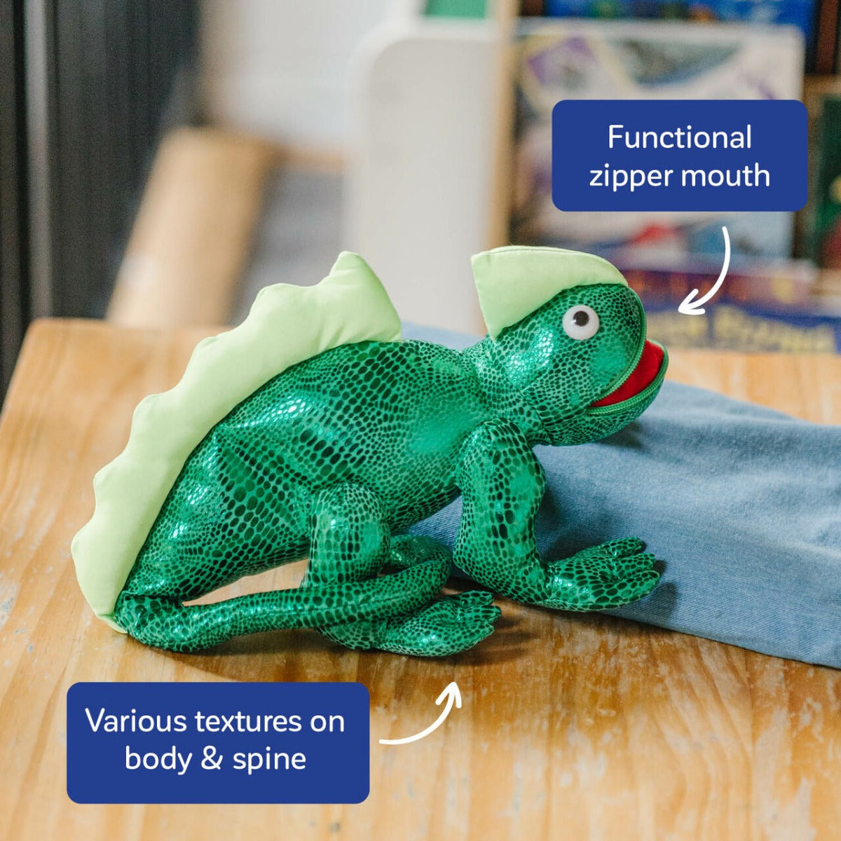 Izzy the Iguana - Weighted Stuffed Animal