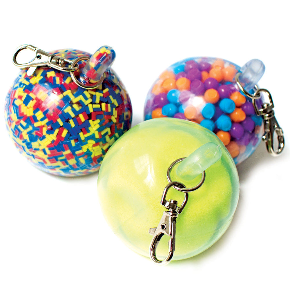 Fidget Key Chain Balls - Set of 3