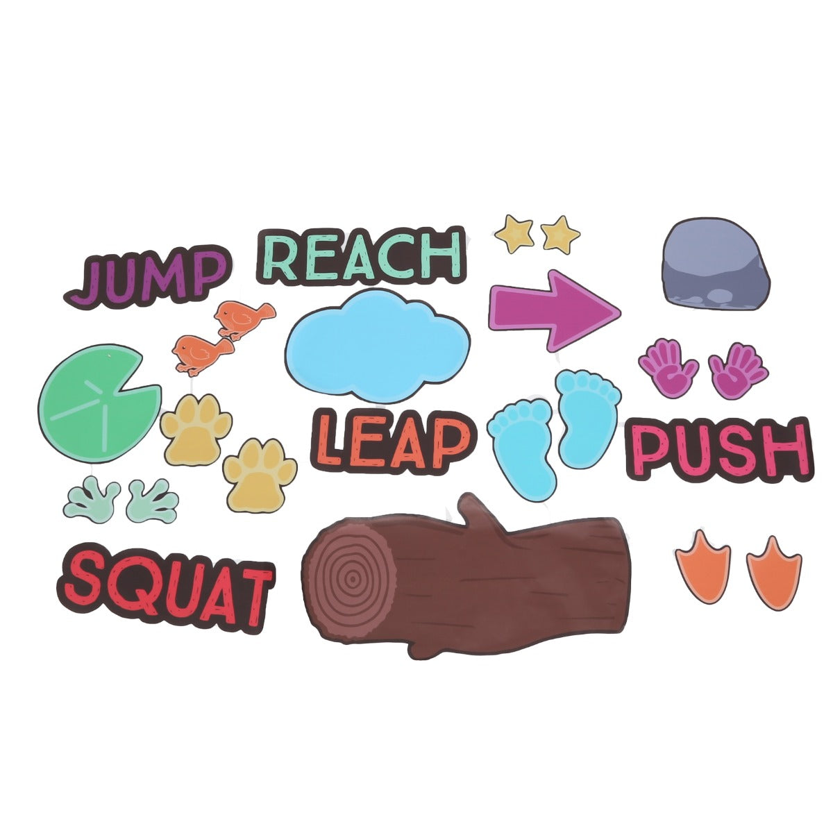 Sensory Pathway Decals - Forest Friends