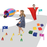 Leap and Roll Obstacle Course