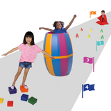 Leap and Roll Obstacle Course