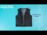 Stretch Denim Weighted Vest