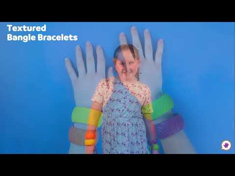 Textured Bangle Bracelets - Set of 2