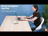 Denim Weighted Lap Pad