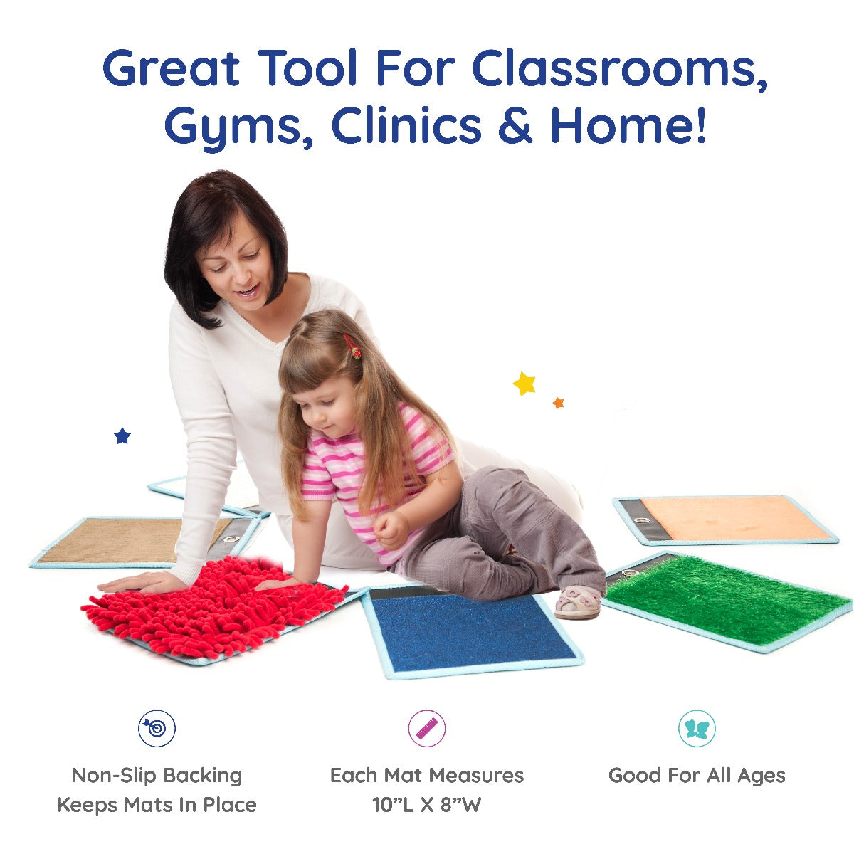 Sensory Mini Mats - Set of 6