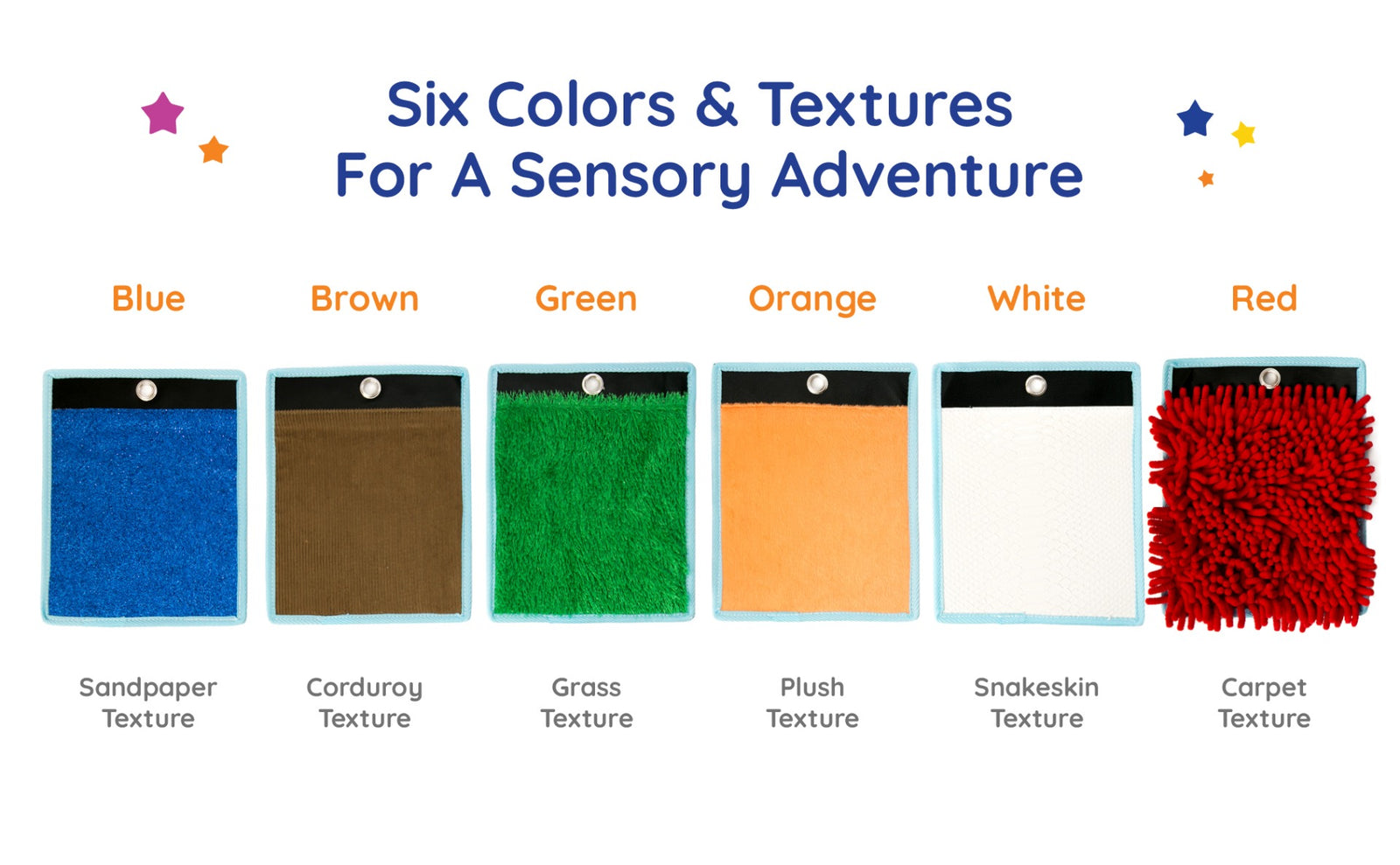 Sensory Mini Mats - Set of 6