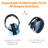 Noise Reduction Headphones - Blue