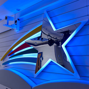 Interactive Light Up Star Panel