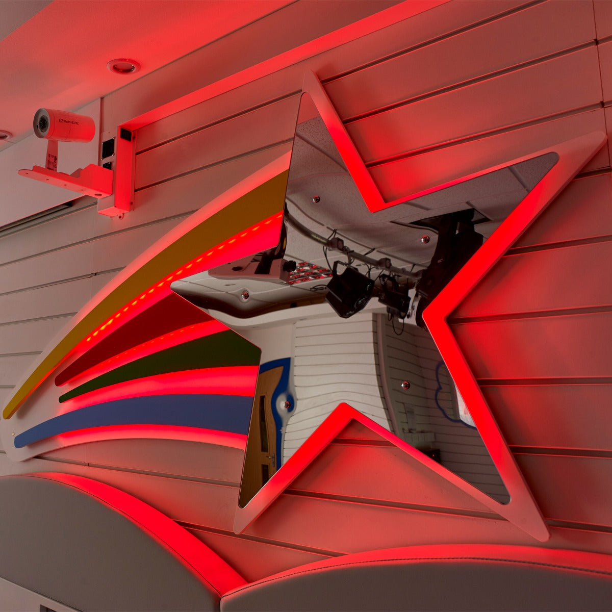Interactive Light Up Star Panel