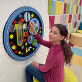 Round UV Musical Tactile Wall Panel with SensaSoft™ Panel and Platform