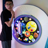 Round UV Musical Tactile Wall Panel with SensaSoft™ Panel and Platform