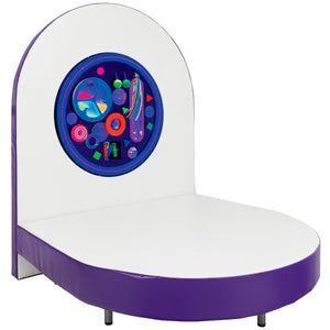 Round UV Musical Tactile Wall Panel with SensaSoft™ Panel and Platform