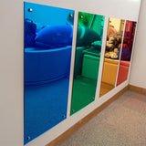 Tinted Rainbow Mirror- Set of 4