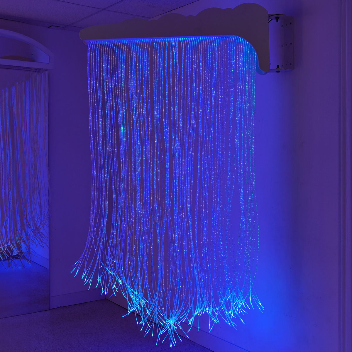 Fiber Optic Light Strands on Swing Arm