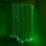 Fiber Optic Light Strands on Swing Arm