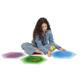 Honeycomb Gel Floor Tiles - Set of 4