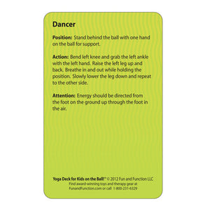 Yoga Deck for Kids on the Ball