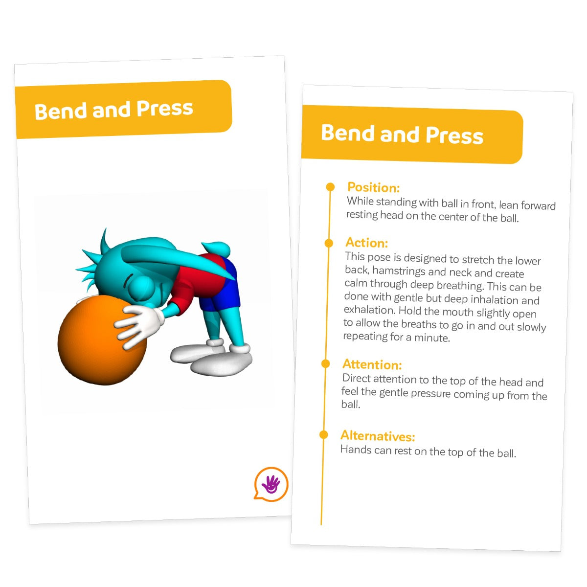 Yoga Deck for Kids on the Ball